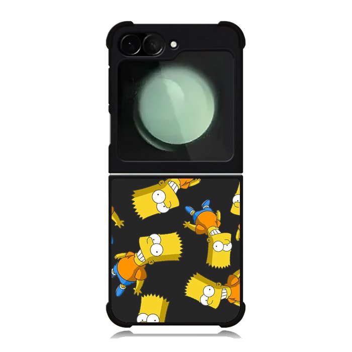 The Simpsons Pattern Samsung Galaxy Z Flip 6 5G 2024 Case OV9902