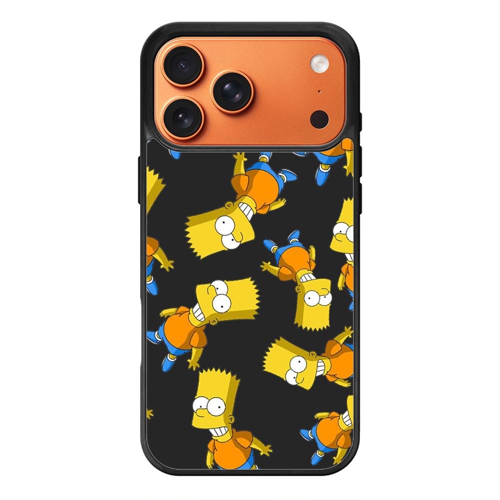 The Simpsons Pattern iPhone 17 Pro Case QC9902