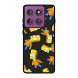 The Simpsons Pattern Motorola Moto Edge 60 Pro Case QC9902