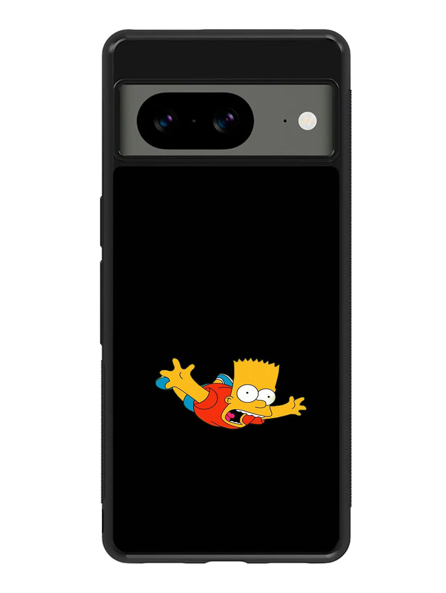 Bart Simpsons Flying Google Pixel 8A Case QC9888