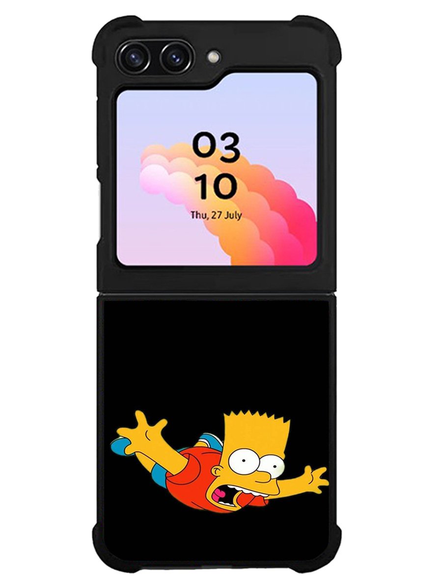 Bart Simpsons Flying Samsung Galaxy Z Flip 5 5G 2023 Case OV9888