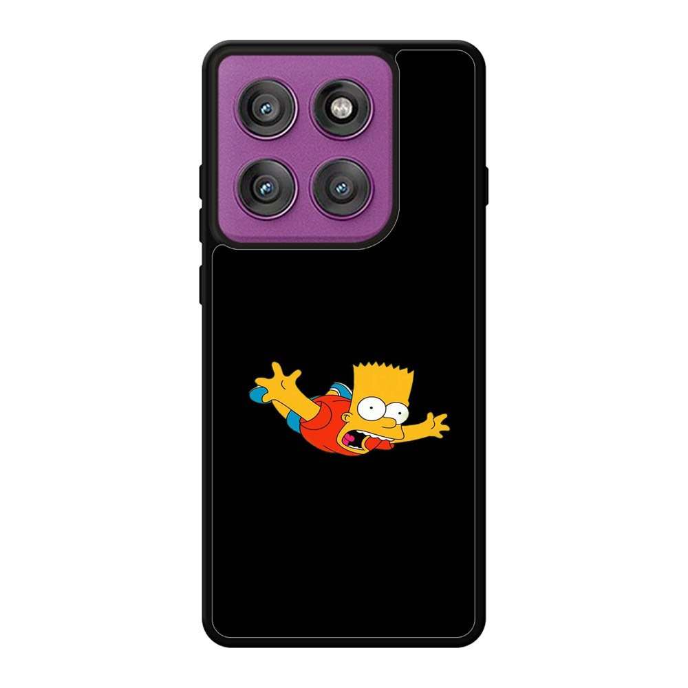 Bart Simpsons Flying Motorola Moto Edge 60 Pro Case QC9888