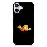 Bart Simpsons Flying iPhone 16 Case QC9888