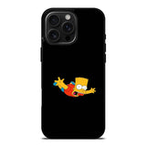 Bart Simpsons Flying iPhone 16 Pro Max Case OV9888