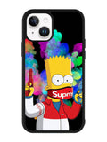 Bart Simpsons Fog And Gun iPhone 14 Plus Case QC9889