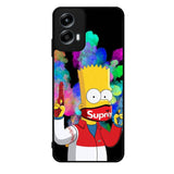 Bart Simpsons Fog And Gun Motorola Moto G Play 2024 Case OV9889