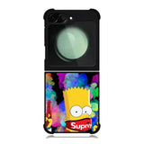 Bart Simpsons Fog And Gun Samsung Galaxy Z Flip 6 5G 2024 Case OV9889