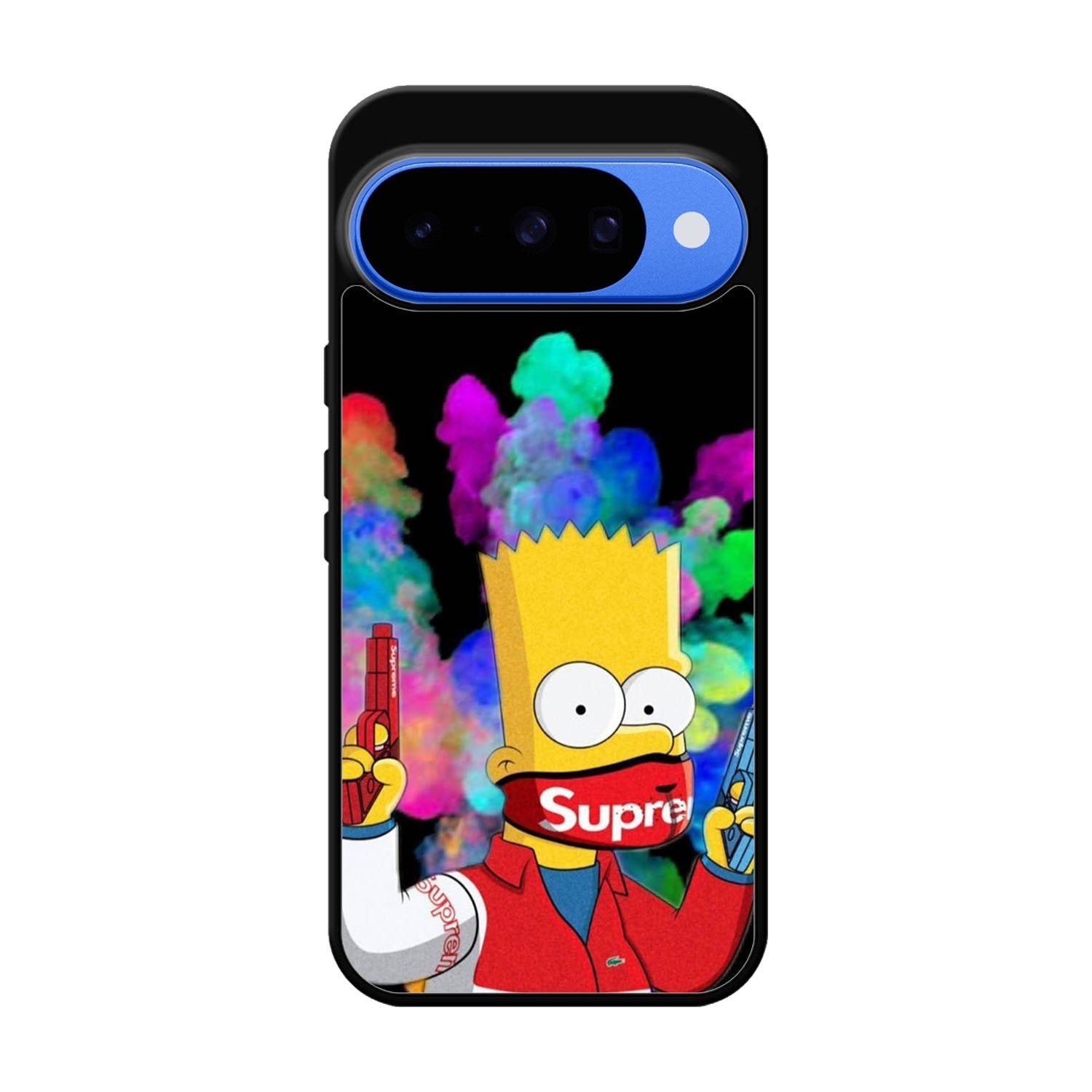 Bart Simpsons Fog And Gun Google Pixel 10 Case QC9889