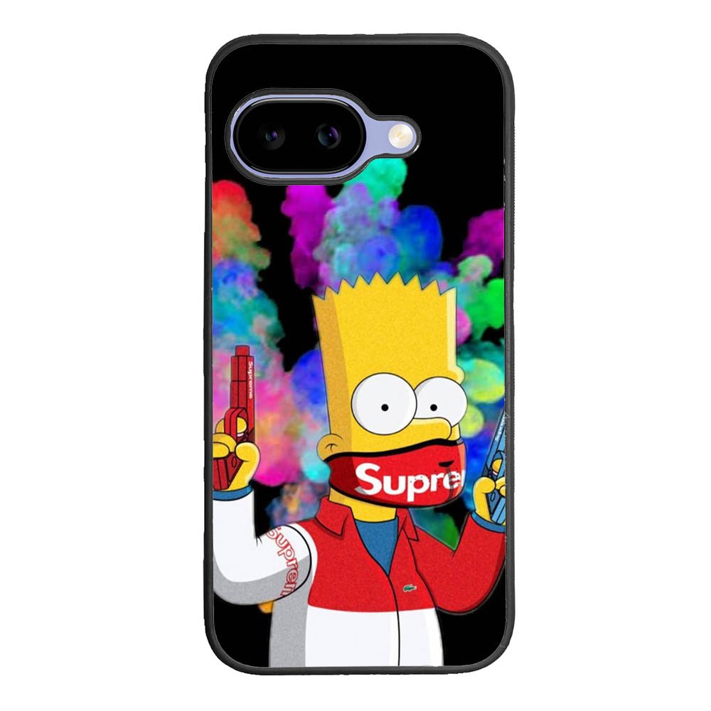 Bart Simpsons Fog And Gun Google Pixel 10A Case QC9889