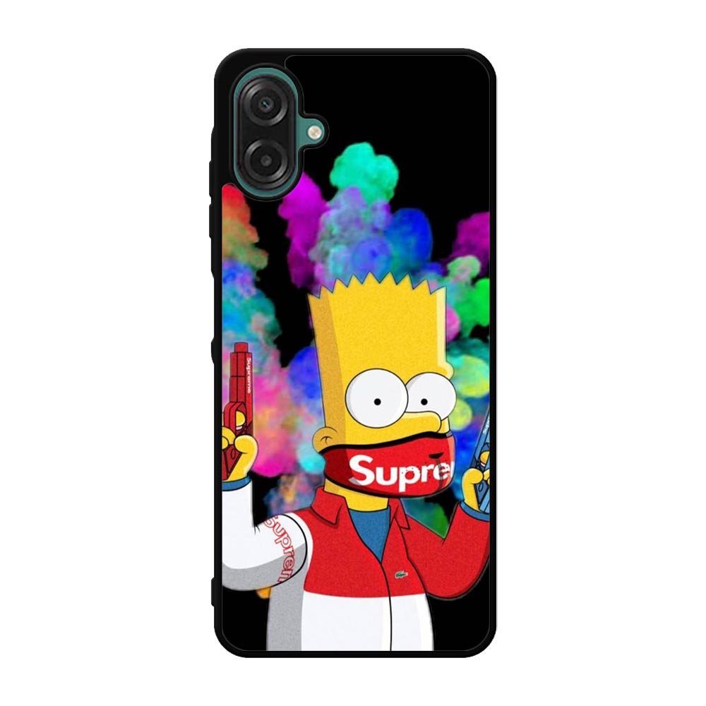 Bart Simpsons Fog And Gun Samsung Galaxy A07 Case QC9889