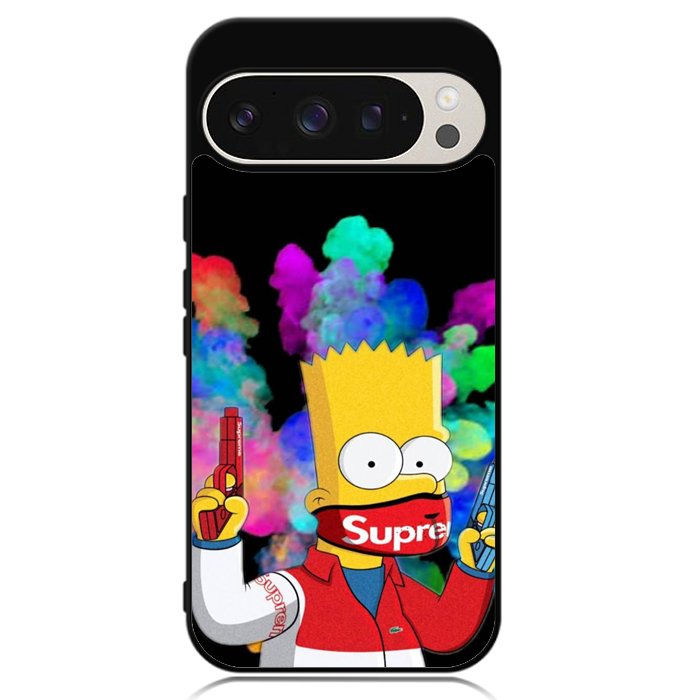Bart Simpsons Fog And Gun Google Pixel 9 Pro XL Case OV9889