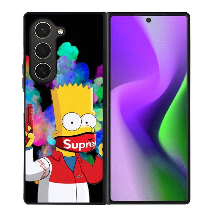 Bart Simpsons Fog And Gun Samsung Galaxy Z Fold 6 5G 2024 Case OV9889