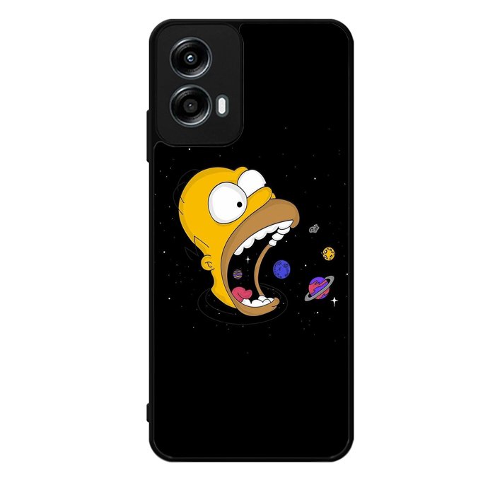 Homer Simpsons Eating Planet Motorola Moto G Play 2024 Case OV9895