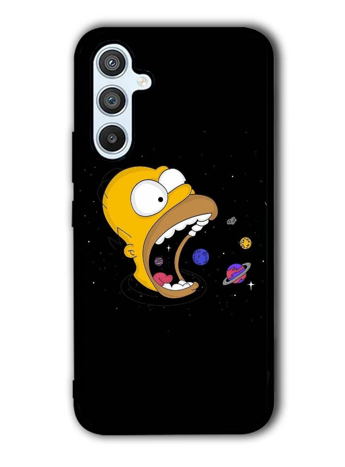 Homer Simpsons Eating Planet Samsung Galaxy A14 5G Case QC9895