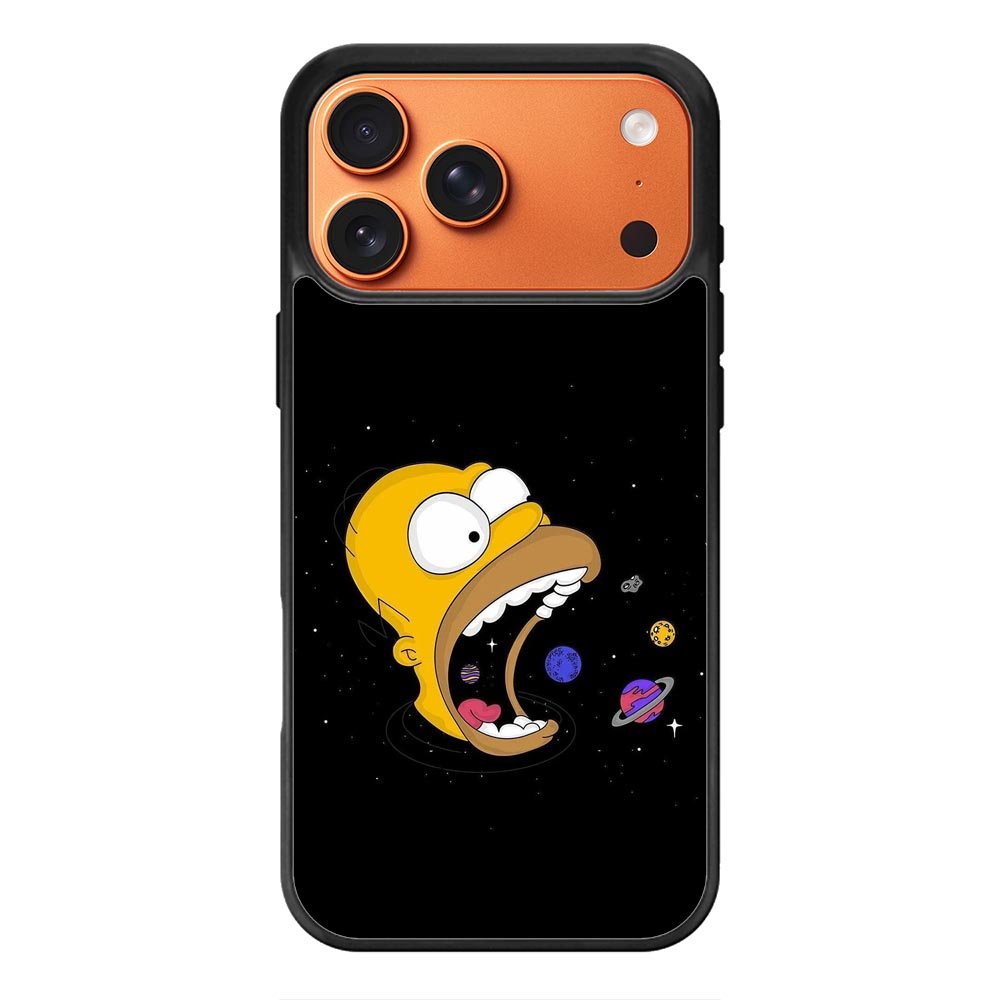 Homer Simpsons Eating Planet iPhone 17 Pro Max Case OV9895