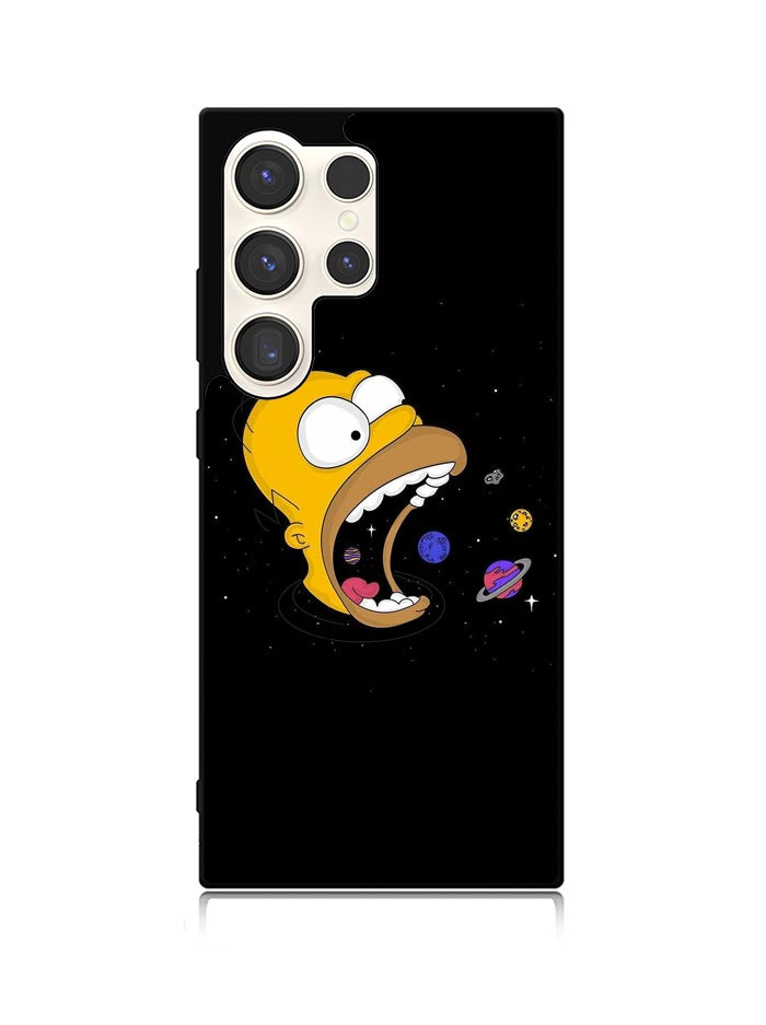 Homer Simpsons Eating Planet Samsung Galaxy S23 Ultra 5G Case QC9895