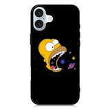 Homer Simpsons Eating Planet iPhone 16 Case QC9895