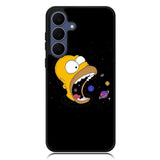 Homer Simpsons Eating Planet Samsung Galaxy S25 FE Case OV9895