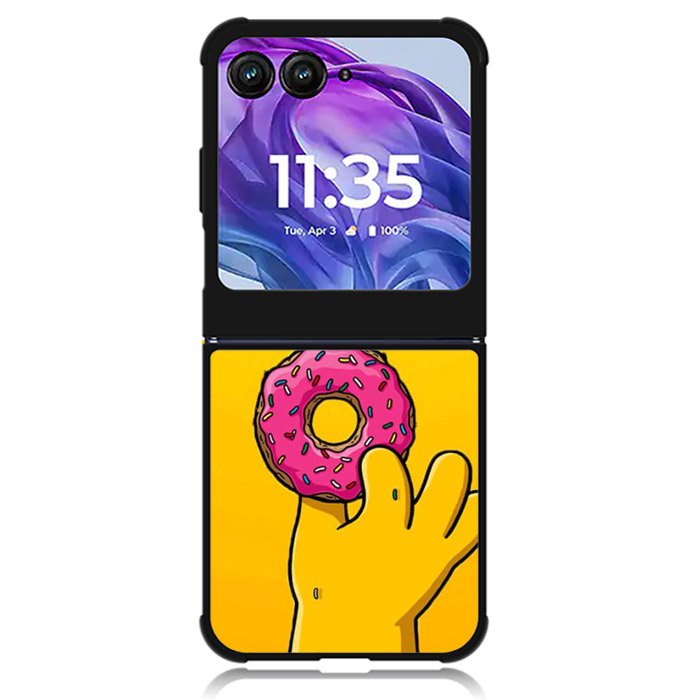 Donuts The Simpsons Motorola Moto Razr Plus 2024 , Moto Razr+ 2024 Case OV9894
