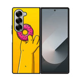 Donuts The Simpsons Samsung Galaxy Z Fold 7 5G Case QC9894