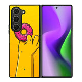 Donuts The Simpsons Samsung Galaxy Z Fold 6 5G 2024 Case OV9894
