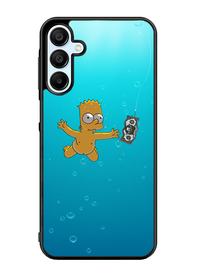 Bart Simpsons Nevermind Nirvana Samsung Galaxy A15 5G Case