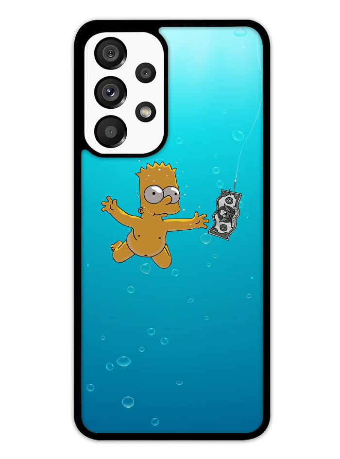 Bart Simpsons Nevermind Nirvana Samsung Galaxy A53 5G Case
