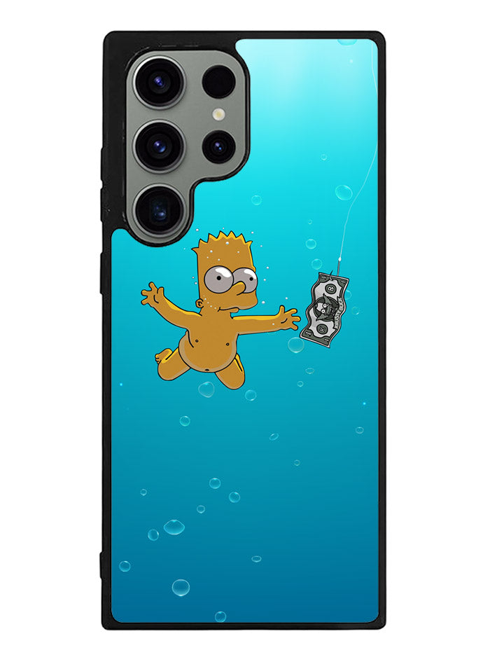 Bart Simpsons Nevermind Nirvana Samsung Galaxy S23 Ultra 5G Case