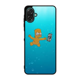 Bart Simpsons Nevermind Nirvana Samsung Galaxy A07 Case