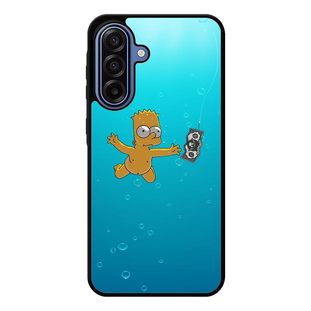 Bart Simpsons Nevermind Nirvana Samsung Galaxy A17 Case
