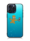 Bart Simpsons Nevermind Nirvana iPhone 15 Pro Case OV9891