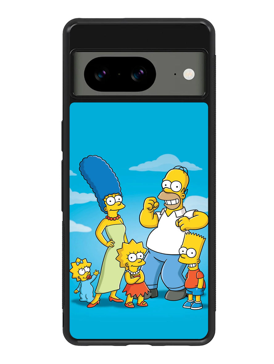 The Simpsons Family Google Pixel 8 Case QC9899
