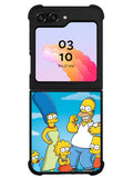 The Simpsons Family Samsung Galaxy Z Flip 5 5G 2023 Case OV9899