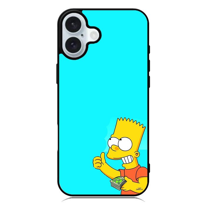 Bart Simpson iPhone 16 Case QC9887