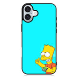 Bart Simpson iPhone 16 Plus Case QC9887