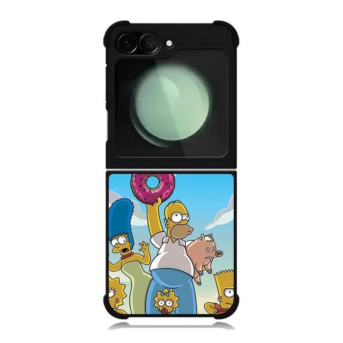 The Simpsons Fire Family Samsung Galaxy Z Flip 6 5G 2024 Case OV9900