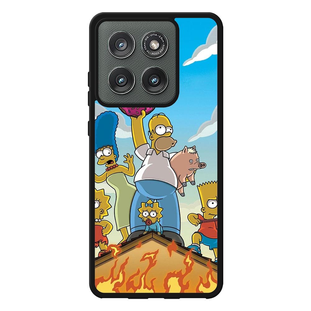 The Simpsons Fire Family Motorola Moto Edge 2025 Case QC9900