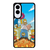The Simpsons Fire Family Samsung Galaxy S25 Edge 5G Case OV9900