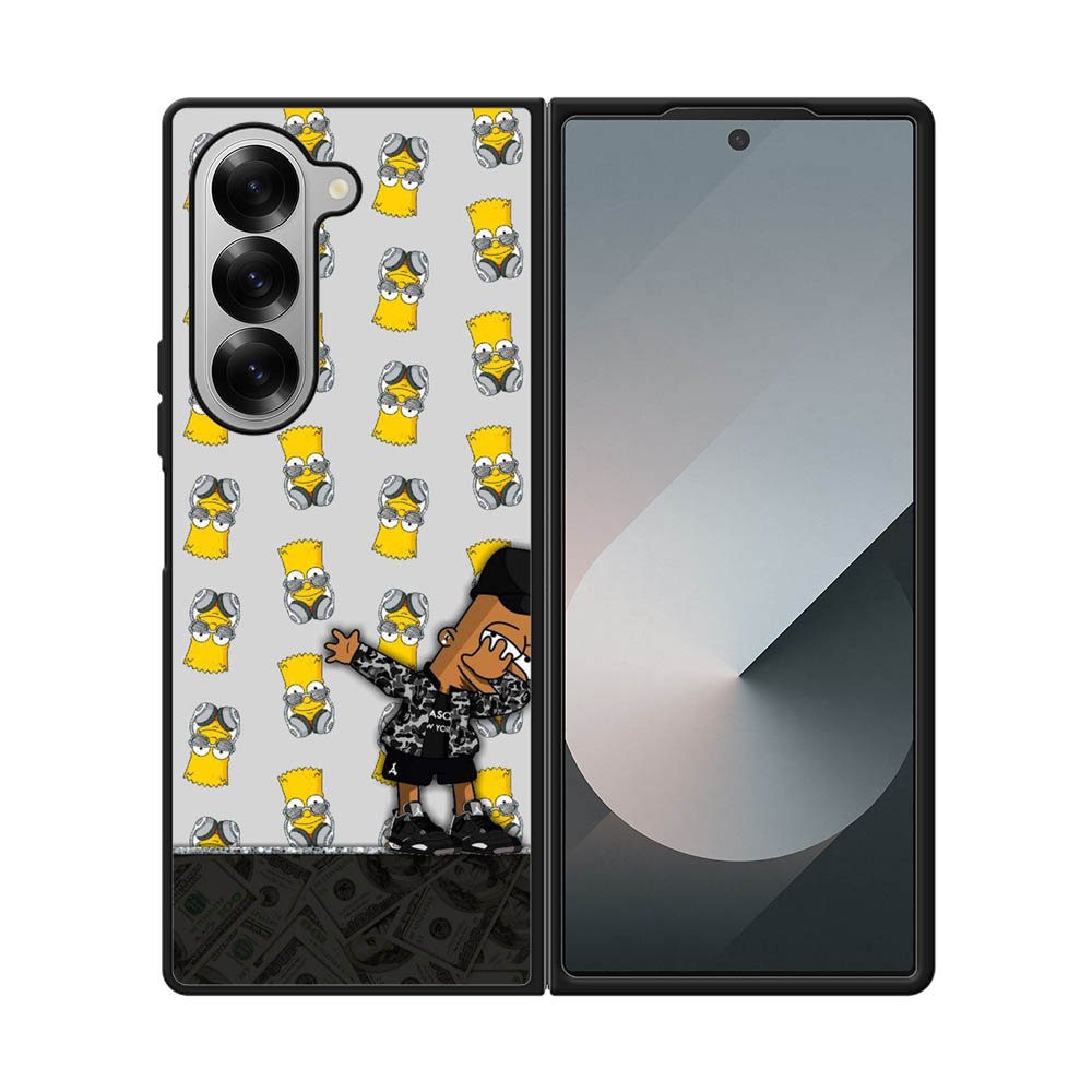 Bart Simpsons Hypebeast Samsung Galaxy Z Fold 7 5G Case QC9890