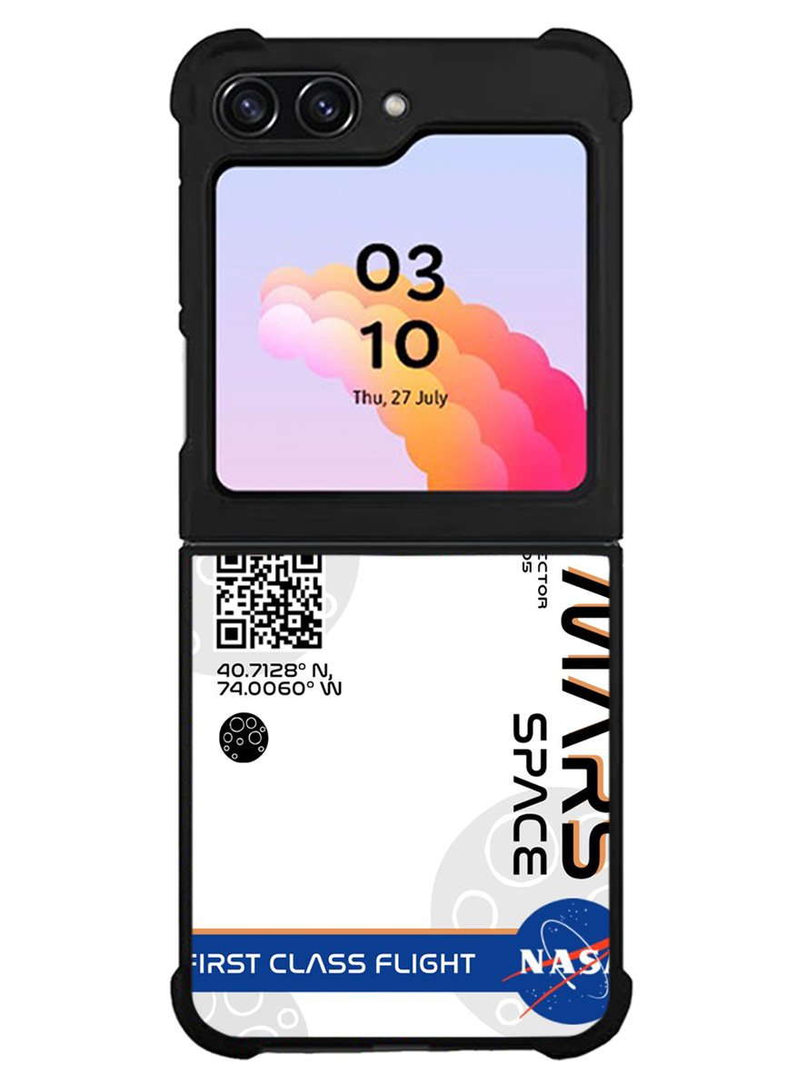 Nasa flight ticket Samsung Galaxy Z Flip 5 5G 2023 Case OV9913