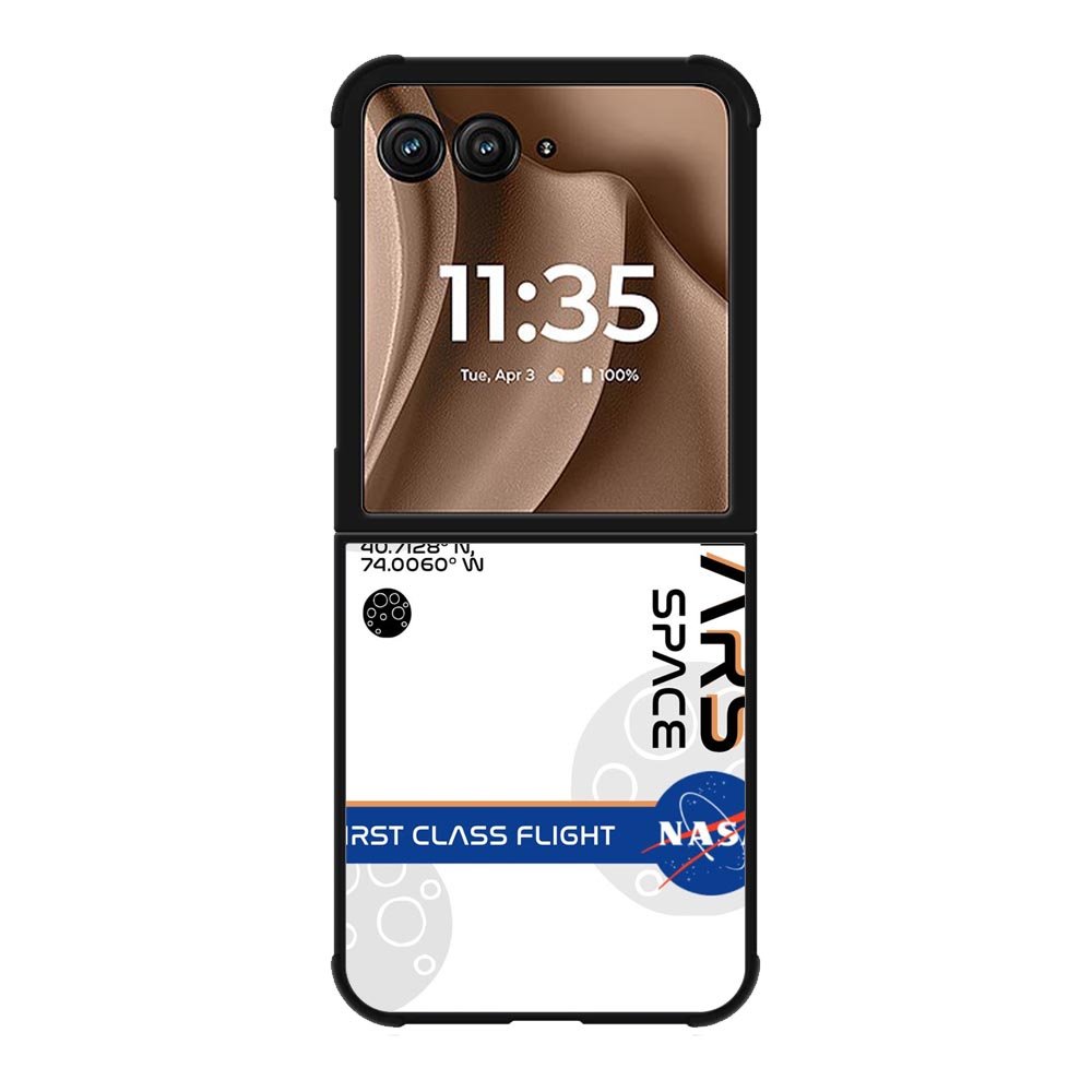 Nasa flight ticket Motorola Moto RAZR Plus 2025 Case OV9913