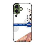 Nasa flight ticket iPhone 17 Case OV9913