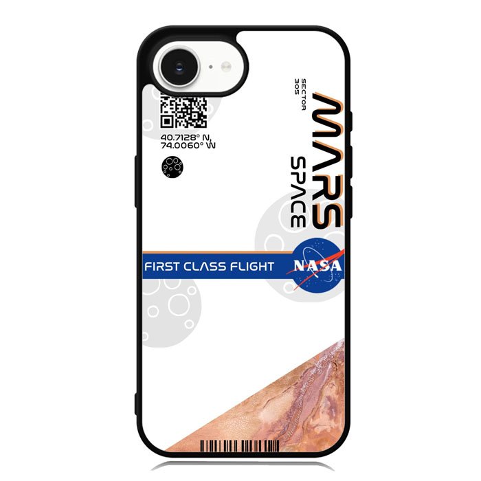 Nasa flight ticket iPhone 16e Case OV9913