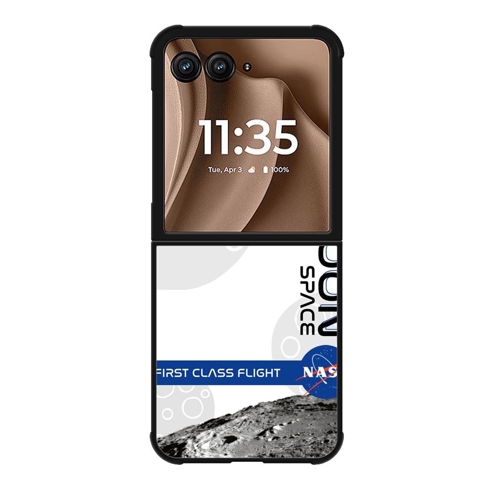 Nasa First Class Flight To The Moon Motorola Moto RAZR Plus 2025 Case OV9912