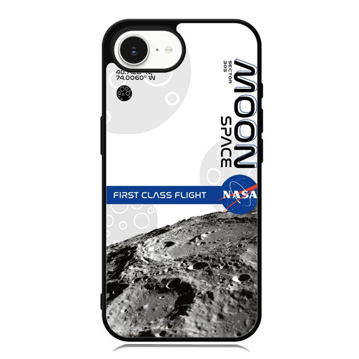 Nasa First Class Flight To The Moon iPhone 16e Case OV9912