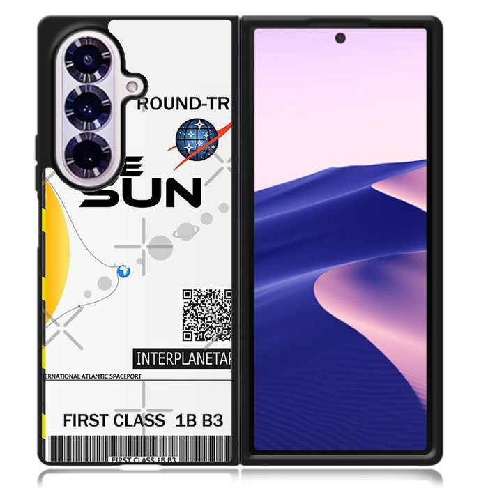 Nasa Round Trip The Sun Samsung Galaxy Z Fold 7 Case OV9916