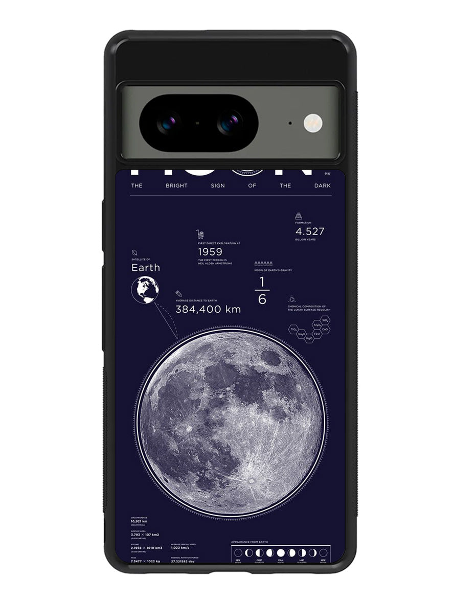 Nasa MOON The bright sign of the dark Google Pixel 8A Case QC9915