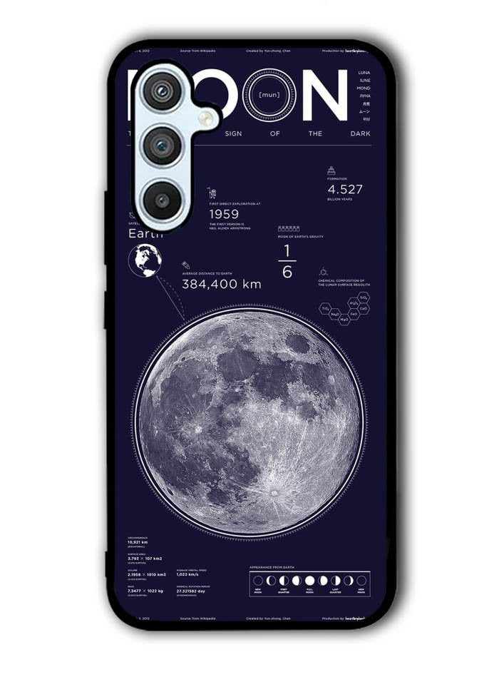 Nasa MOON The bright sign of the dark Samsung Galaxy A14 5G Case QC9915