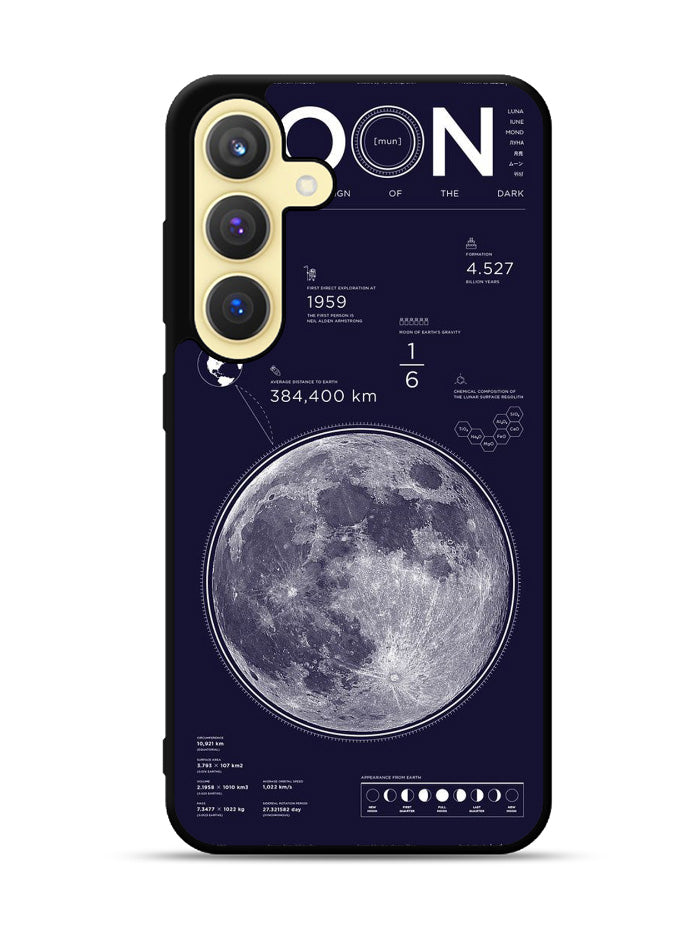 Nasa MOON The bright sign of the dark Samsung Galaxy S25 Plus 5G , Samsung Galaxy S25+ 5G Case OV9915