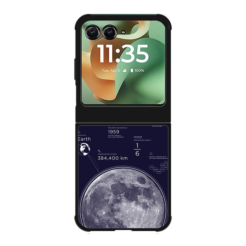 Nasa MOON The bright sign of the dark Motorola Moto RAZR 2025 Case OV9915